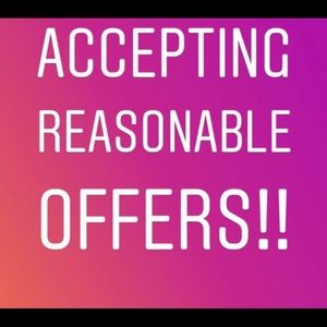 💜Accepting Reasonable Offers💜